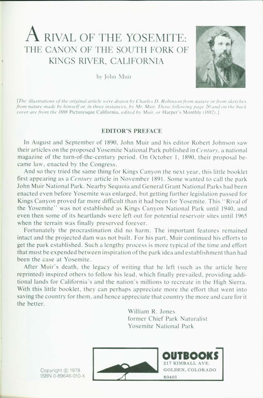 A RIVAL OF THE YOSEMITE: the ca&ntilde;on of the South Fork of Kings River, California. vist0010a